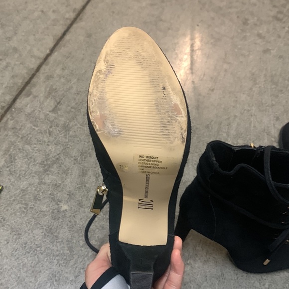 Leather Black Boot Heels - Picture 16 of 16